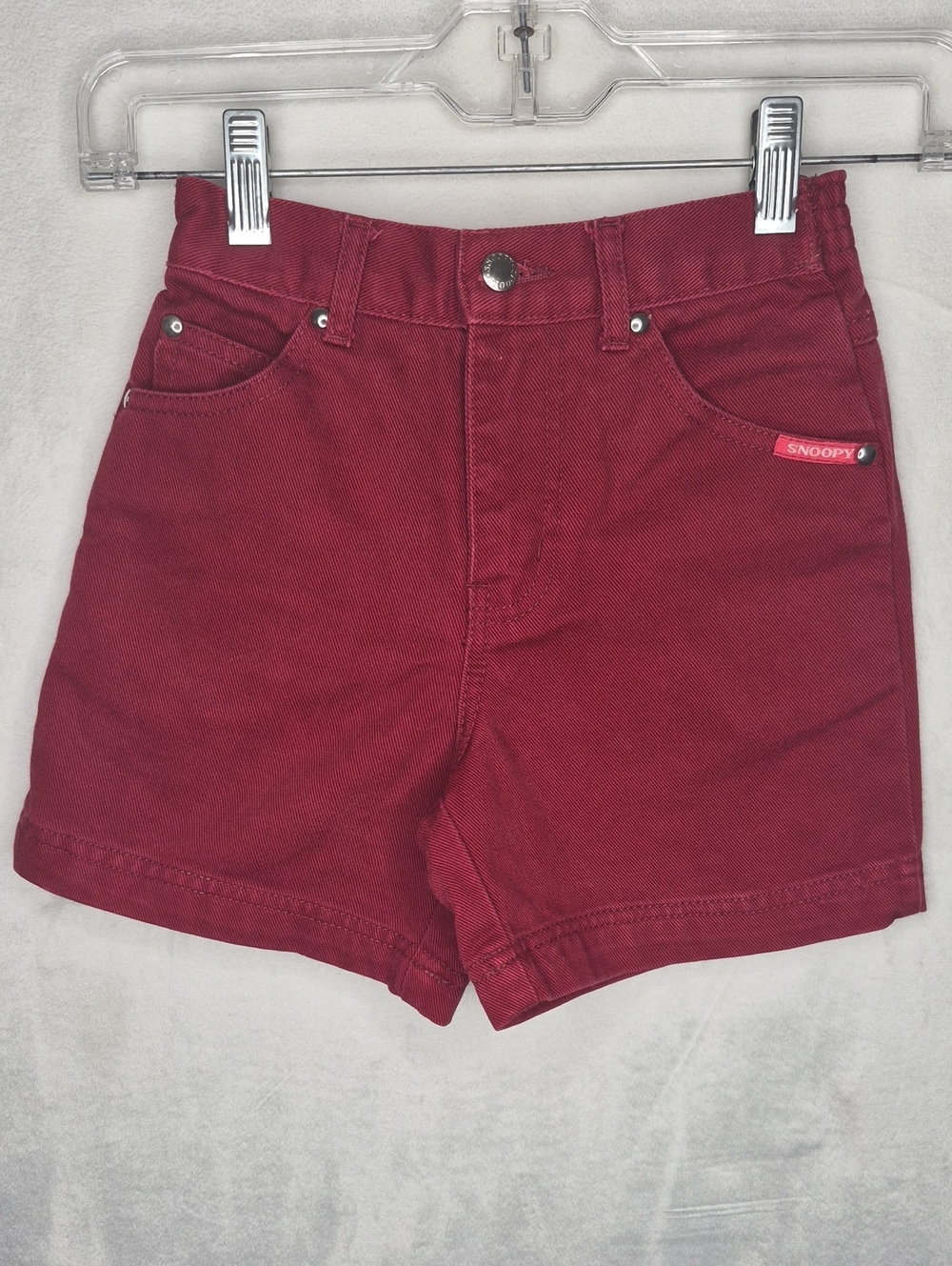Vintage 90s Peanuts Snoopy Kids Denim Shorts Blue Jean‎ Jorts